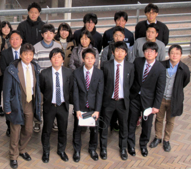 平成28年度修士論文発表会後の写真