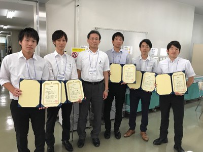 化学工学会材料界面部会シンポ 優秀ポスター賞受賞（M2 藤原）