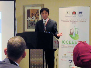 Prof. Kawase at ICCEEE 2017