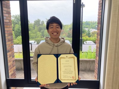 化学工学会 材料・界面部会シンポジウム 優秀ポスター賞受賞(M2 松田)